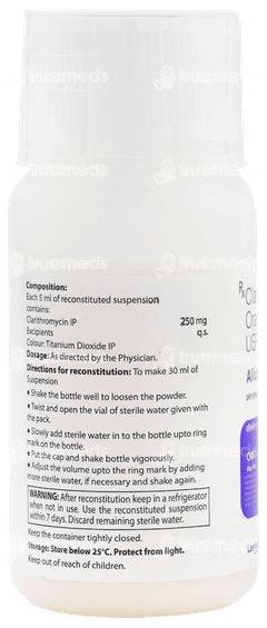 Aliclair 250 Dry Syrup 30Ml Aliclair 250 Dry Syrup 30Ml